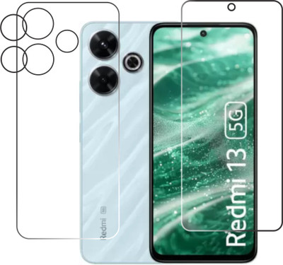 chakoor Front and Back Tempered Glass for Redmi 13 5G(Pack of 2)