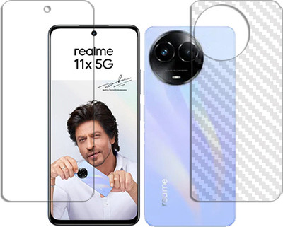 MUTAALI Front and Back Tempered Glass for Realme 11x(Pack of 1)