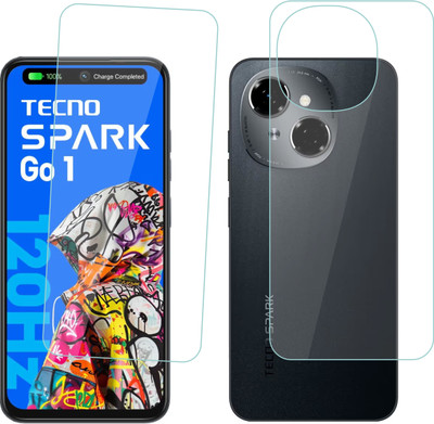 Ten To 11 Front and Back Tempered Glass for Tecno Spark Go 1(Pack of 2)