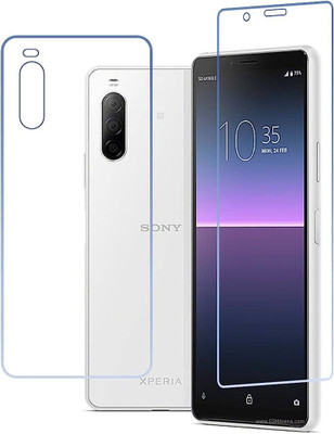 Quicknick Front and Back Tempered Glass for Sony Xperia 10 V. Specs, Front Screen and Back side fully Covered Tempered Glass(Pack of 2)