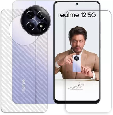 DOWRVIN Front and Back Tempered Glass for REALME 12 5G FRONT AND BACK TEMPERED GLASS(Pack of 2)