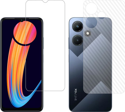 Ten To 11 Front and Back Tempered Glass for Infinix Hot 30i(Pack of 2)