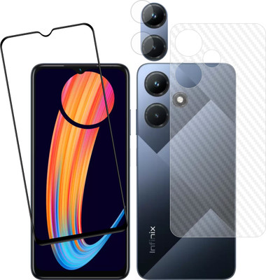 Ten To 11 Front and Back Tempered Glass for Infinix Hot 30i(Pack of 3)
