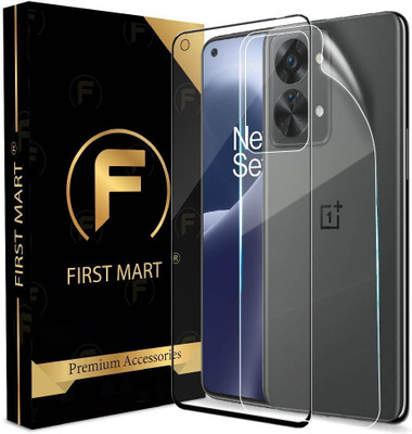 FIRST MART Front and Back Tempered Glass for OnePlus Nord 2T 5G, OnePlus Nord 2T, ( 1 OG Tempered Glass With 1 Nano Back )(Pack of 2)