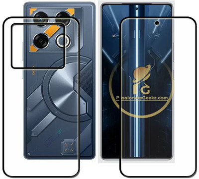 tombik Front and Back Tempered Glass for 2cz-Infinix GT 20 Pro-fb(Pack of 2)