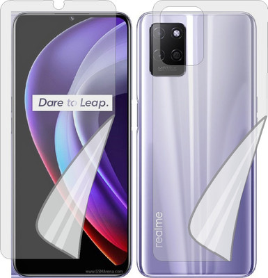 Mobling Front and Back Tempered Glass for REALME V11 5G(Pack of 1)