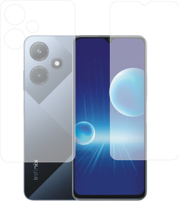 DESIBUZZ Front and Back Tempered Glass for Infinix HOT 30i, HOT 30i(Pack of 2)