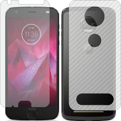MOBART Front and Back Tempered Glass for MOTOROLA Z2 FORCE(Pack of 2)