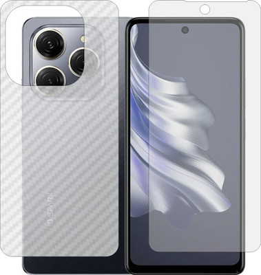 MOBART Front and Back Tempered Glass for Tecno Spark20 Pro(Pack of 2)