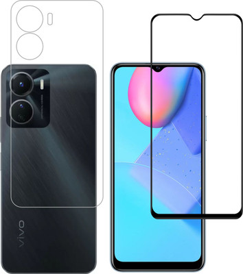 Vatsin Front and Back Tempered Glass for ViVO T2X 5G, vivo Y16, vivo Y56 5G(Pack of 2)