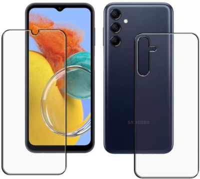 DB Front and Back Tempered Glass for Samsung galaxy M14 5G front and back Tempered glass(Pack of 2)