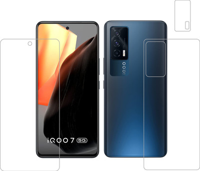 Ten To 11 Front and Back Tempered Glass for iQOO 7(Pack of 3)