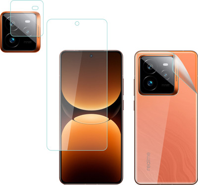 Vatsin Front and Back Tempered Glass for Realme GT7 Pro, Realme GT7 Pro [With Rear Camera Lens Guard](Pack of 3)