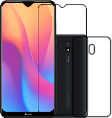 MUTAALI Front and Back Tempered Glass for REDMI 8A(Pack of 1)