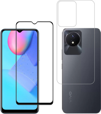 Vatsin Front and Back Tempered Glass for ViVO Y02T(Pack of 2)