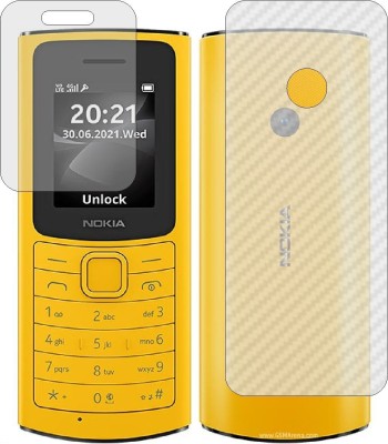 Fasheen Front and Back Tempered Glass for NOKIA 110 4G(Pack of 2)