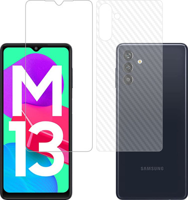 Vatsin Front and Back Tempered Glass for Samsung Galaxy M13(Pack of 2)