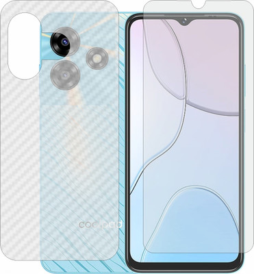Mobling Front and Back Tempered Glass for Coolpad C15(Pack of 2)