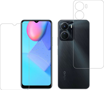 Ten To 11 Front and Back Tempered Glass for ViVO T2X 5G, vivo Y16, vivo Y56 5G(Pack of 2)