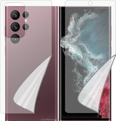 Mobling Front and Back Tempered Glass for Samsung Galaxy S22 Ultra(Pack of 1)