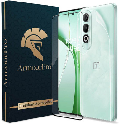 ArmourPro Front and Back Tempered Glass for OnePlus Nord CE 4 5G, Nord CE 4 5G, Nord CE4 5G, (1 OG Tempered Glass and 1 Back Membrane)(Pack of 2)