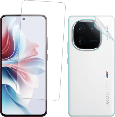 Ten To 11 Front and Back Tempered Glass for iQOO 12 5G(Pack of 2)
