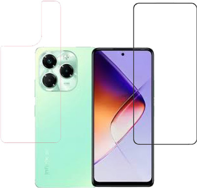 VAYUVAULT Front and Back Tempered Glass for Infinix Note 40X, Infinix Note 40X 5G(Pack of 2)