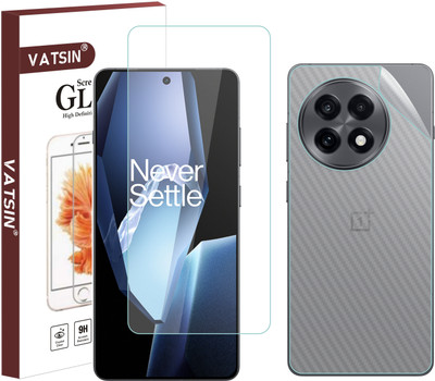 Vatsin Front and Back Tempered Glass for OnePlus 13R(Pack of 2)
