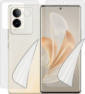 ZINGTEL Front and Back Tempered Glass for VIVO S17E V2285A (Edge To Edge TPU Full Coverage)(Pack of 1)