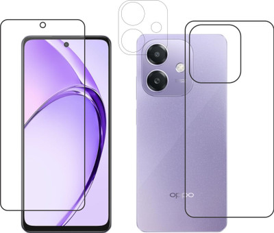 chakoor Front and Back Tempered Glass for OPPO A3x 5G(Pack of 3)