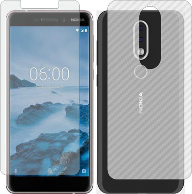 MOBART Front and Back Tempered Glass for NOKIA 6 2ND GEN(Pack of 2)
