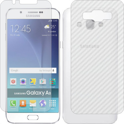 MOBART Front and Back Tempered Glass for SAMSUNG GALAXY A8 2016(Pack of 2)