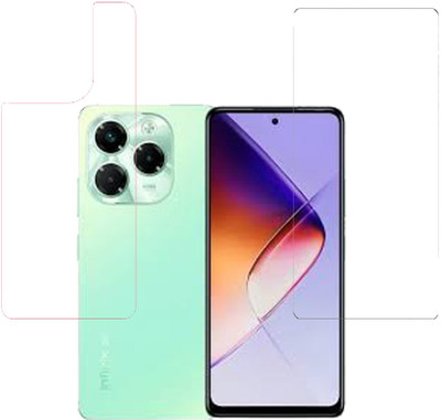 VAYUVAULT Front and Back Tempered Glass for Infinix Note 40X, Infinix Note 40X 5G, Clear(Pack of 2)