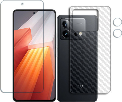 SOMTONE Front and Back Tempered Glass for iQOO Neo 8 FRONTBACK SCREEN GUARD(Pack of 1)