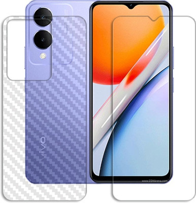 ARBAN Front and Back Tempered Glass for vivo Y36i FRONT BACK SCREEN GUARD(Pack of 1)