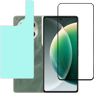VAYUVAULT Front and Back Tempered Glass for Tecno-Camon 30 5G(Pack of 2)