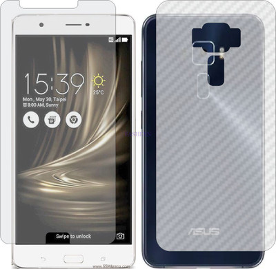 Fasheen Front and Back Tempered Glass for ASUS ZENFONE 3 ULTRA ZU680KL (Front Matte Finish & Back 3d Carbon Fiber)(Pack of 2)