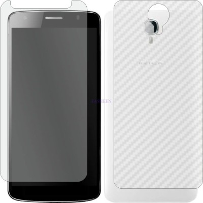 Fasheen Front and Back Tempered Glass for INTEX AQUA STAR II HD (Front Matte Finish & Back 3d Carbon Fiber)(Pack of 2)