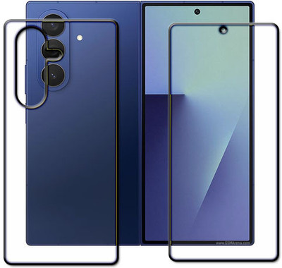 tombik Front and Back Tempered Glass for 28se-Samsung Galaxy Z Fold7-fb(Pack of 2)