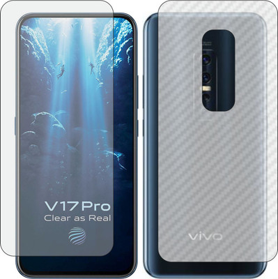 MOBART Front and Back Tempered Glass for VIVO V17 PRO(Pack of 2)