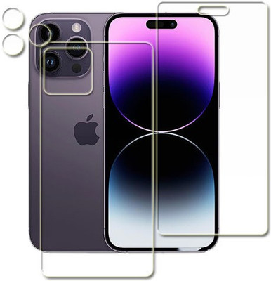 MUTAALI Front and Back Tempered Glass for Apple iPhone 14 Pro Max(Pack of 1)