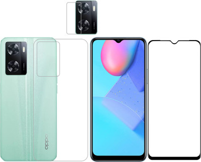 Vatsin Front and Back Tempered Glass for Oppo A57(Pack of 3)