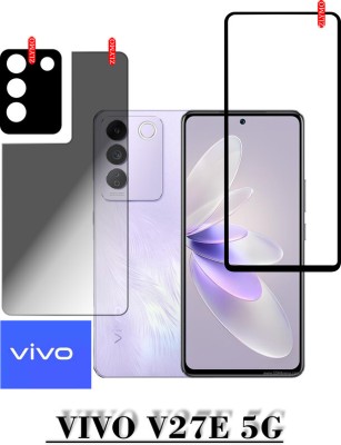 PONDRIK Front and Back Tempered Glass for VIVO V27E 5G(Pack of 2)