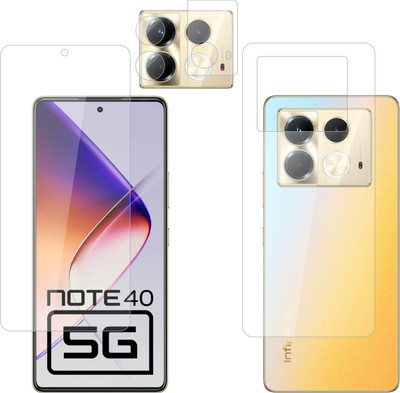 Ten To 11 Front and Back Tempered Glass for Infinix Note 40 5G(Pack of 3)