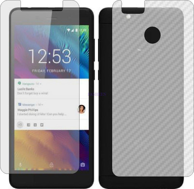 Fasheen Front and Back Tempered Glass for KULT GLADIATOR (Front Matte Finish & Back 3d Carbon Fiber)(Pack of 2)