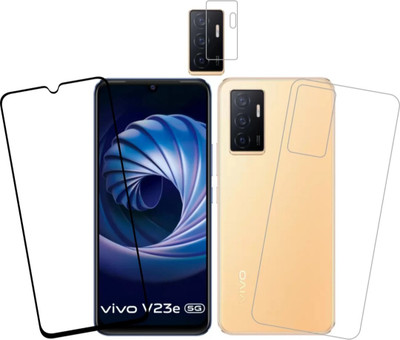 MUTAALI Front and Back Tempered Glass for Vivo V23E 5G(Pack of 1)