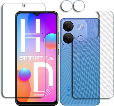 SOMTONE Front and Back Tempered Glass for Infinix Smart 7 FRONTBACK TEMPERED GUARD(Pack of 1)