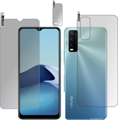 chakoor Front and Back Tempered Glass for VIVO Y 20S(Pack of 3)