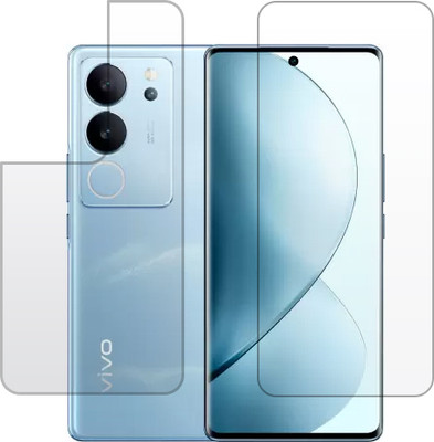 HOBBYTRONICS Front and Back Tempered Glass for vivo V29 5G, vivo V29, vivo V29 Pro 5G, vivo V29 Pro(Pack of 1)