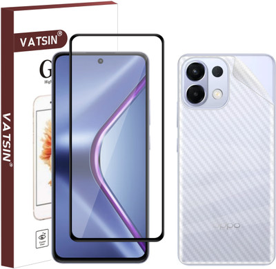 Vatsin Front and Back Tempered Glass for OPPO K13 5G, Oppo K13 5G [Back Carbon Fiber](Pack of 2)